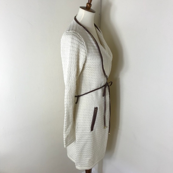 NEW Boston Proper long belted cardigan - Picture 4 of 8